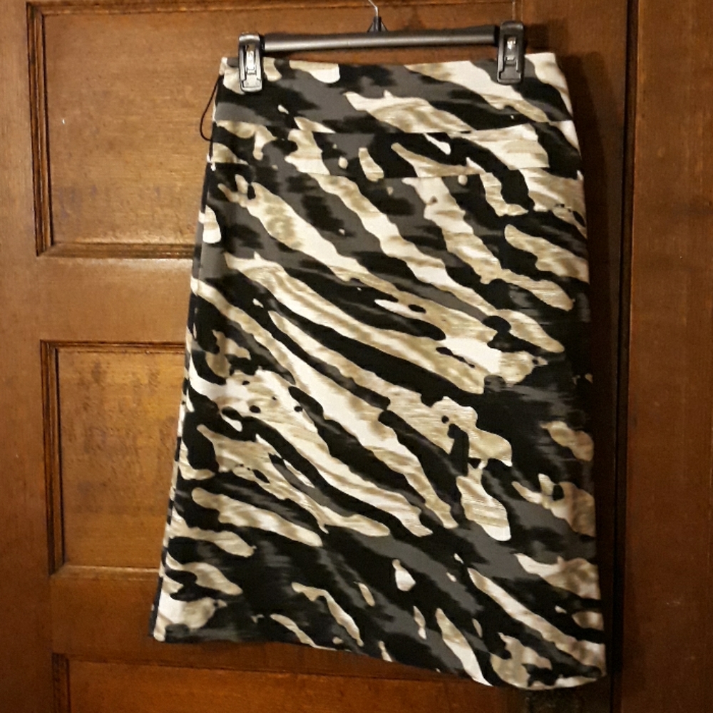 Worthington Print Skirt 8P